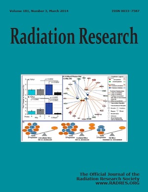 March 2014 Radiation Research journal cover